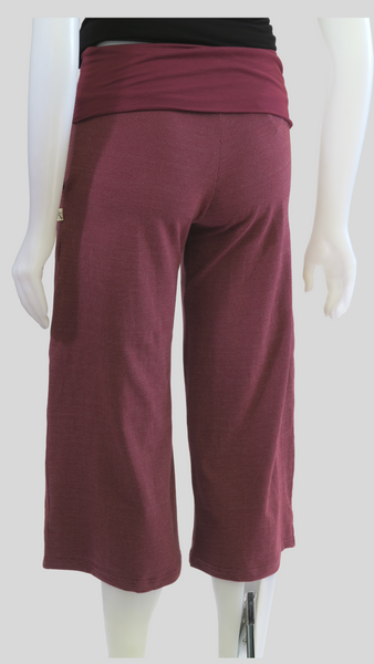 TT-P20347-MA Org Jacquard 3/4 Pants