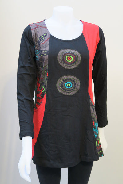 Floral 2 pocket Tunic