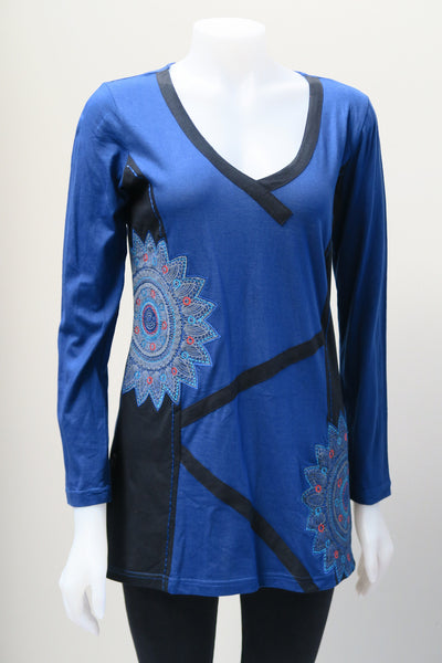  Mandala V-Neck Tunic