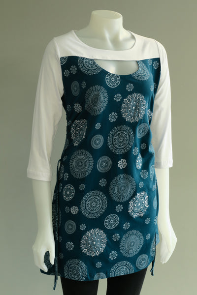 Emb Mandala 3/4 Sleeve Tunic