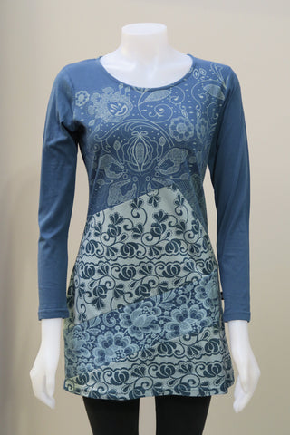 Organic Cotton Lace printed Tunic