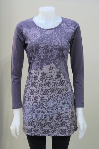 Organic Cotton Lace printed Tunic