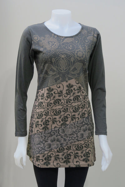 Organic Cotton Lace printed Tunic