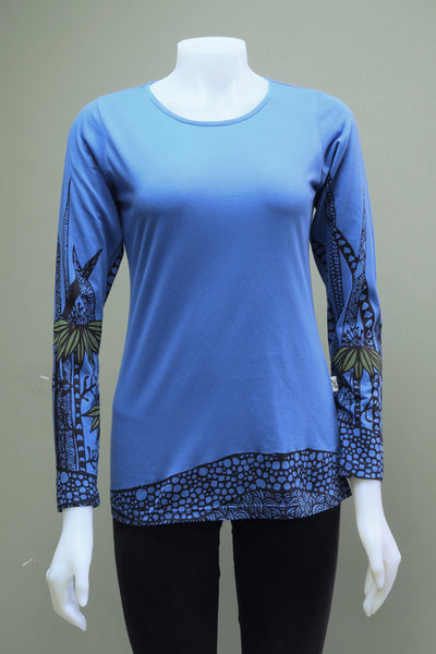 Org. Cotton MLT Print L/Sleeve  